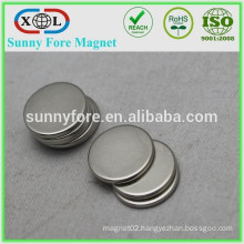 nickel plated round disk magnets